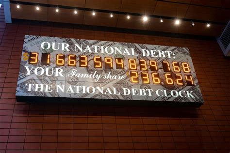 Gli Stati Uniti Affrontano Una Crisi Del Debito Nazionale Da 314