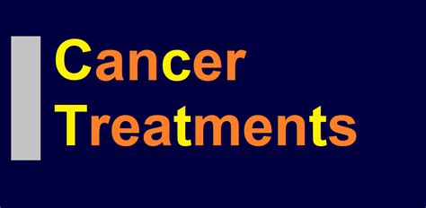Cancer Treatments La Biologie En Faculte