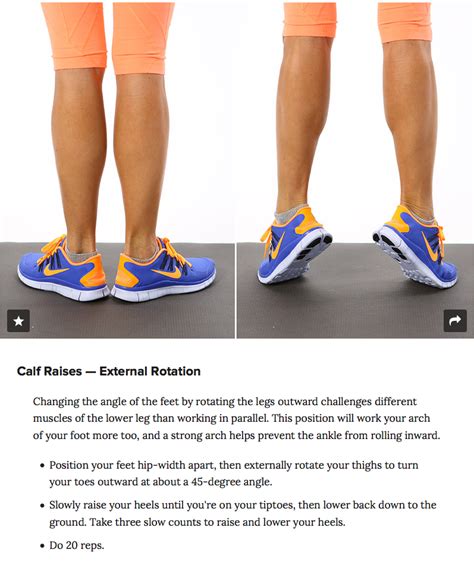 External Rotation Calf Raises Calf Raises Prevention Legs External