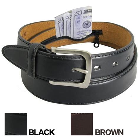Maybe you would like to learn more about one of these? MENS LEATHER MONEY BELT NEW Travel Belt w/ Hidden Zipper Compartment Bills | eBay