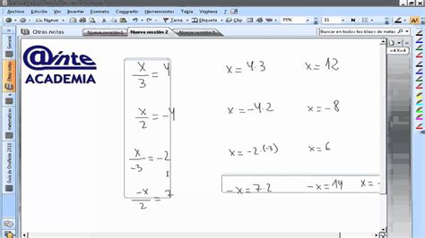 Ecuaciones De Dividir A Multiplicar Matematicas 1º Eso Ainte Youtube