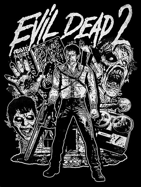 Gutter Garbs Has Released Two Evil Dead 2 Shirts Broke Horror Fan