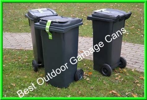 Outdoor Garbage Cans With Locking Lids And Wheels