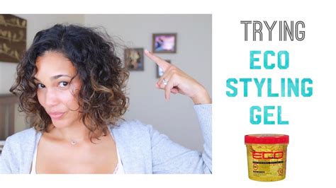 Eco Styler Gel On Fine Wavy To Curly Hair Youtube