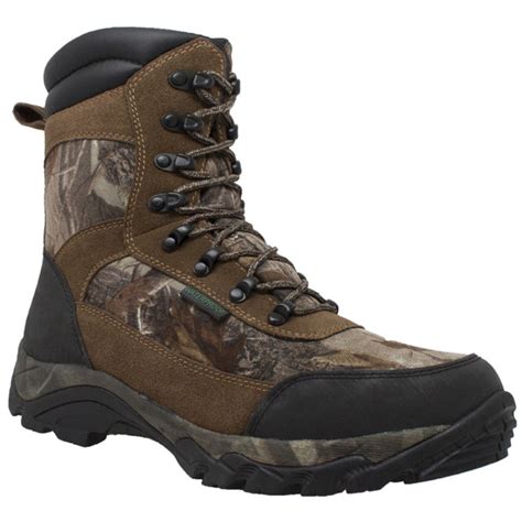 Tecs Mens Realtree Camouflage Waterproof Suede Leather Boot By Tecs At