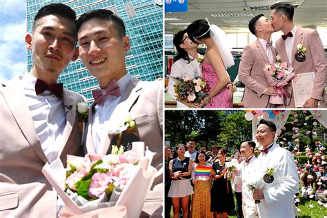 Taiwan Holds First Gay Marriages As 360 Couples Wed In Historic Day For