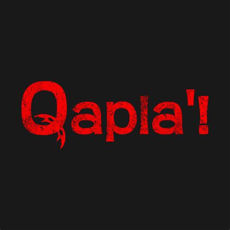 Qapla Klingon T Shirt Teepublic