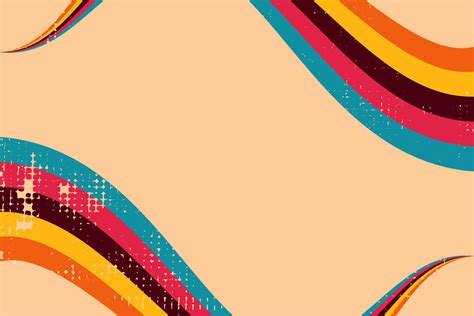Retro Abstract Background Vector Vintage Geometric Stripes Design