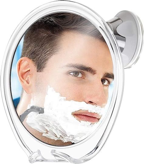 Fogless Shower Mirror For Shaving With Razor Hook Strong Suction Cup True Fog Free Anti Fog