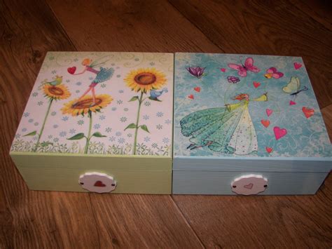Decoupage Boxes For Girls Crafts Pinterest Decoupage Box