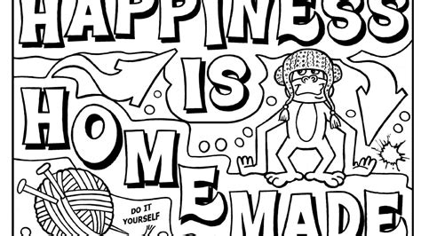 Graffiti Words Coloring Pages At Free