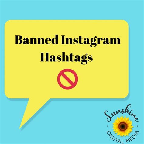 banned instagram hashtags sunshine digital media