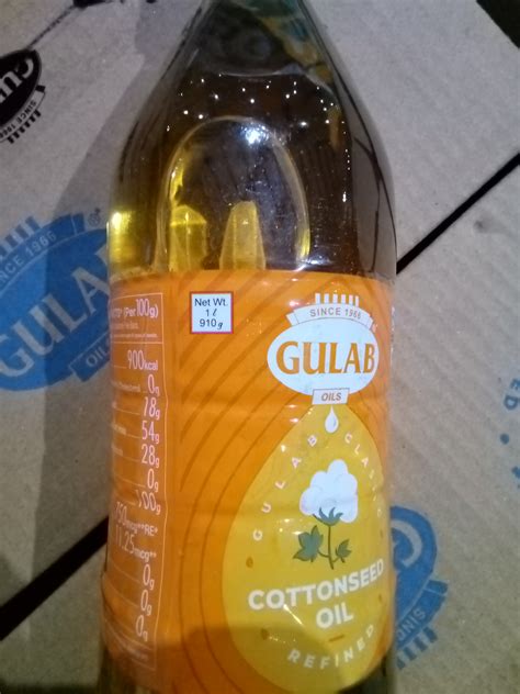 Gulab Refined Cottonseed Oil Gulab Classic Bottle L Brand Box