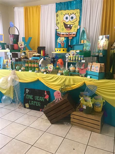 Boy Spongebob Birthday Theme Catalina Armstead