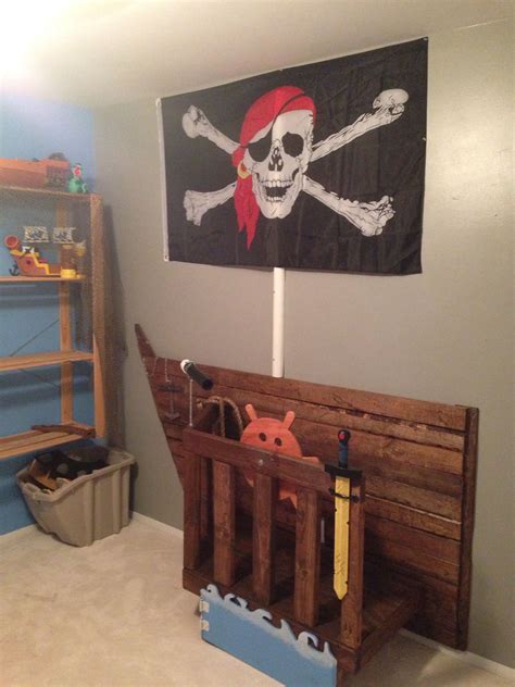 Finished Playroom Pirate Ship Pirate Playroom Pirate Room Playroom