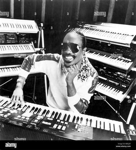 Stevie Wonder 1981 Black And White Stock Photos And Images Alamy