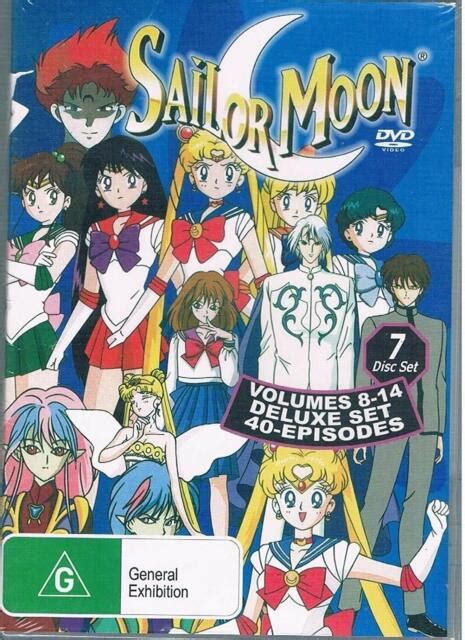 Sailor Moon Series 2 Volumes 8 To 14 Episodes 43 To 82 All Region Dvd