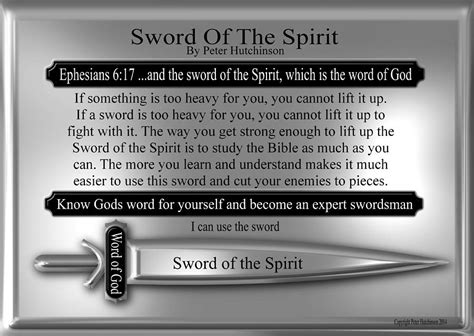 Sword Of The Spirit Photograph By Bible Verse Pictures