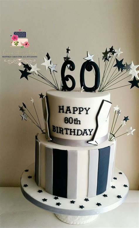 Mans 60th Birthday Cake Champagne Tottenham Football Inspired