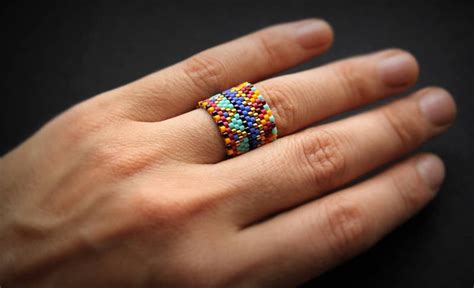 Free Easy Beaded Ring Patterns Sportcarima