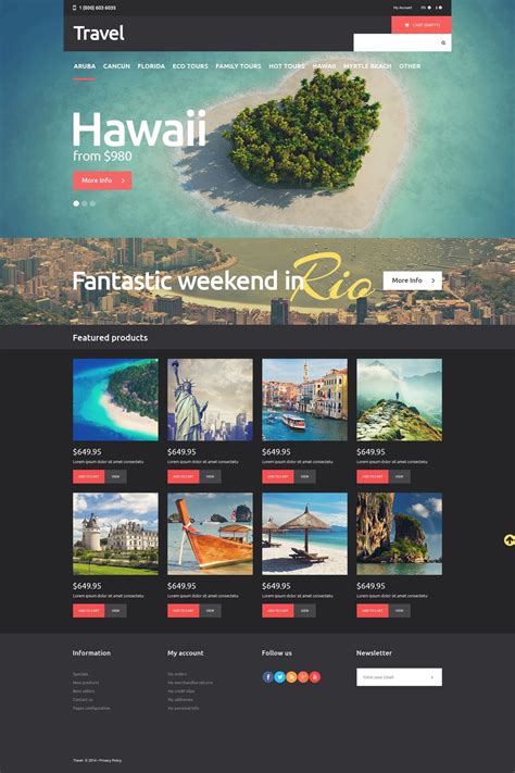 Travel Agency Website Templates