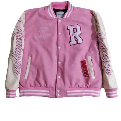 Letterman Jacket Pink Remington Monrough