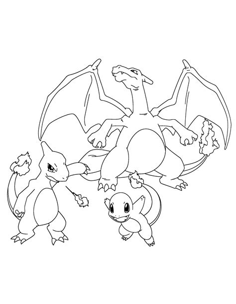 Charmander Evolution Coloring Page Coloring Page Blog My Xxx Hot Girl
