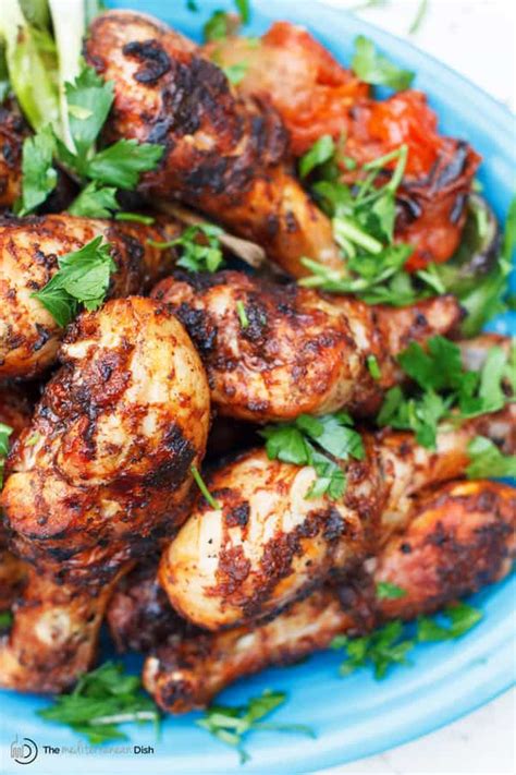 In a small bowl whisk all the marinade ingredients together. Grilled Chicken Drumsticks with Garlic-Harissa Marinade