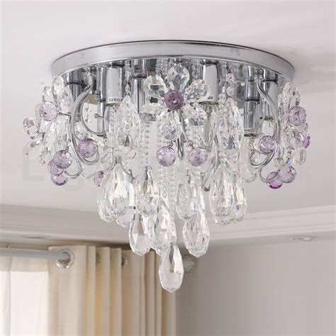 Is there any reasonable solutions or brackets or something to solve this issue? Luxury Round Crystal Flush Mount Ceiling Lights Dining ...