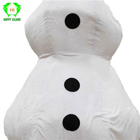 Adult Costume Cartoon Smiling Olaf Mascot Costumes Snowman Olaf Mascot