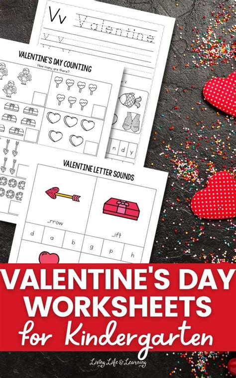 Valentines Day Worksheets For Kindergarten
