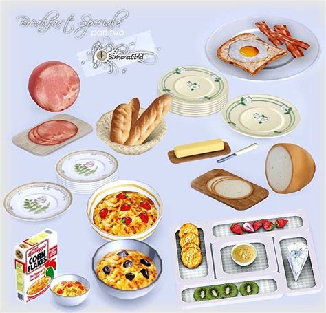 Sims 4 Food Cc Food Texture Overhaul At Asteria Sims Sims 4 Updates