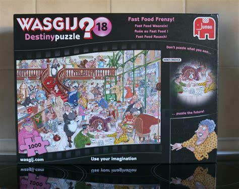 Wasgij Destiny 18 Fast Food Frenzy Review And Giveaway Over 40 And