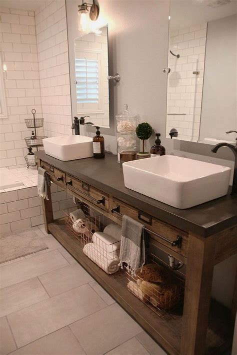 24 Simple Bath Remodel Ikea In 2020 Rustic Bathroom Vanities