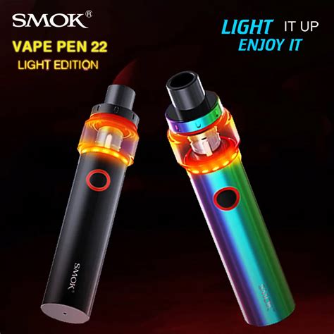 Electronic Cigarette Smok Vape Pen 22 Light Edition Stick Flash Led