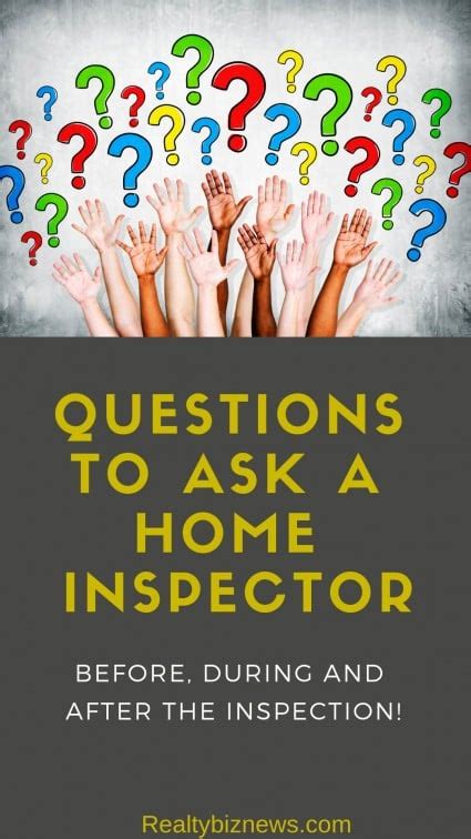 Questions To Ask Before During And After A Home Inspection American