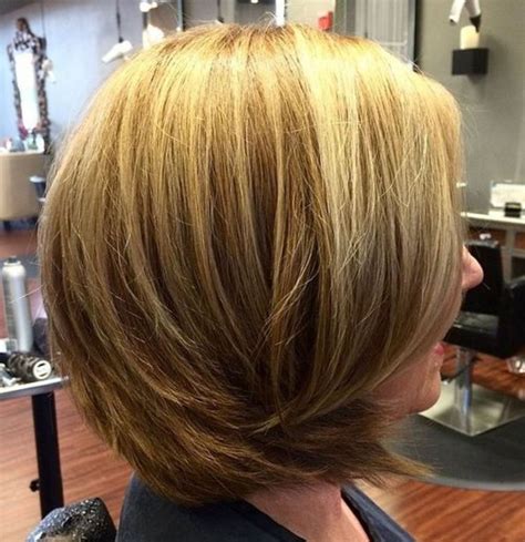 Layered Collarbone Bob For Thick Hair Over 40 Hairstyles Wedge