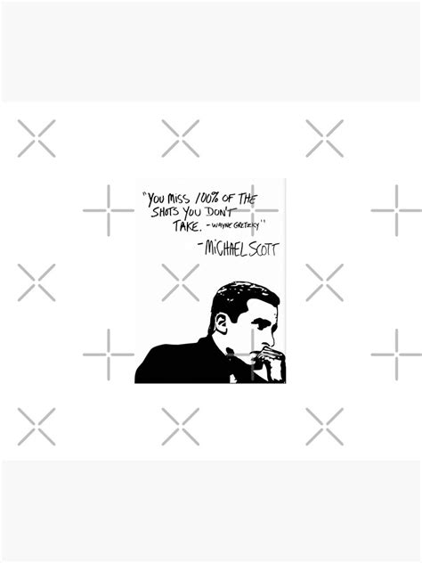 Michael Scott Wayne Gretzky Quote Poster The Office Tv Show Wall Art