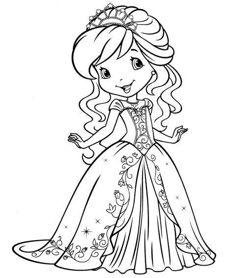 Girl People Coloring Pages At Free