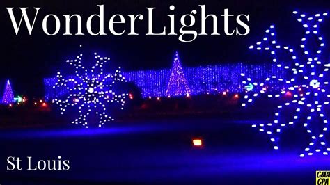 The Wonderlights Christmas Drive Thru Light Display At World Wide Technology Raceway St Louis