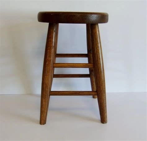 Vintage Small Wooden Stool Childs stool Doll Display Stool wood stool 