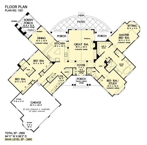 Craftsman House Plans Angled Home Plans By Don Gardner Lake House