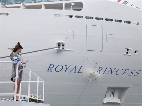 Duchess Kate Christens Princess Cruise Ship