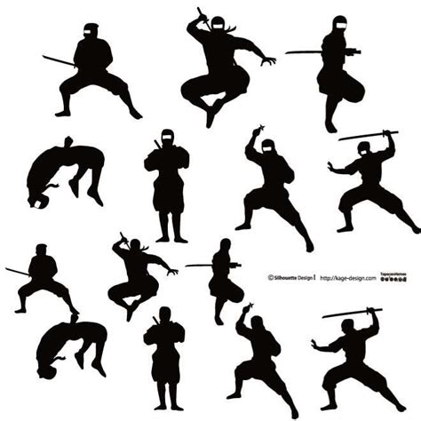 Ninja Warriors Setai Royalty Free Stock Svg Vector