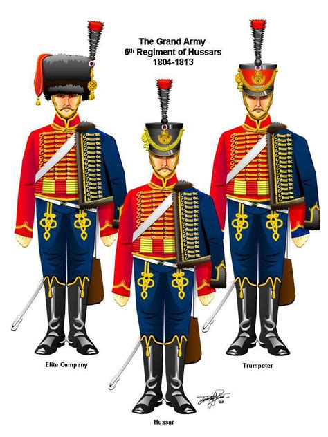 6 Rgt Ussari Francese Napoleon French Empire Battle Of Waterloo
