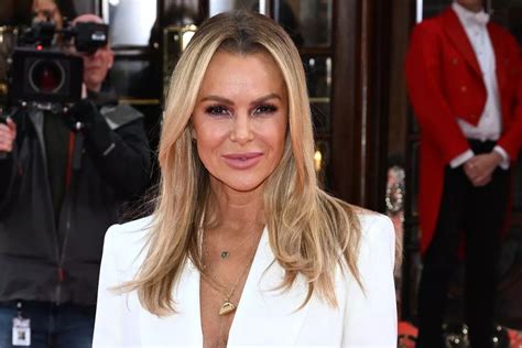 Amanda Holden Shows Off Her Endless Legs In A Sheer Minidress While On Her Trip To Dubai