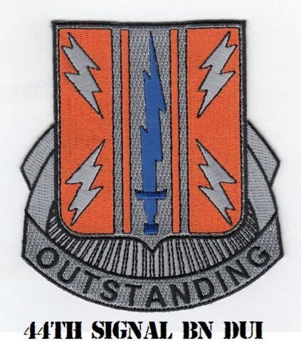 44th Signal Battalion 4 Embroidered Patch 4 Left Ebay