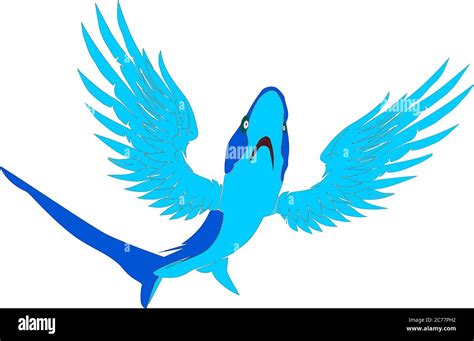 Flying Fish Point Stock Vector Images Alamy