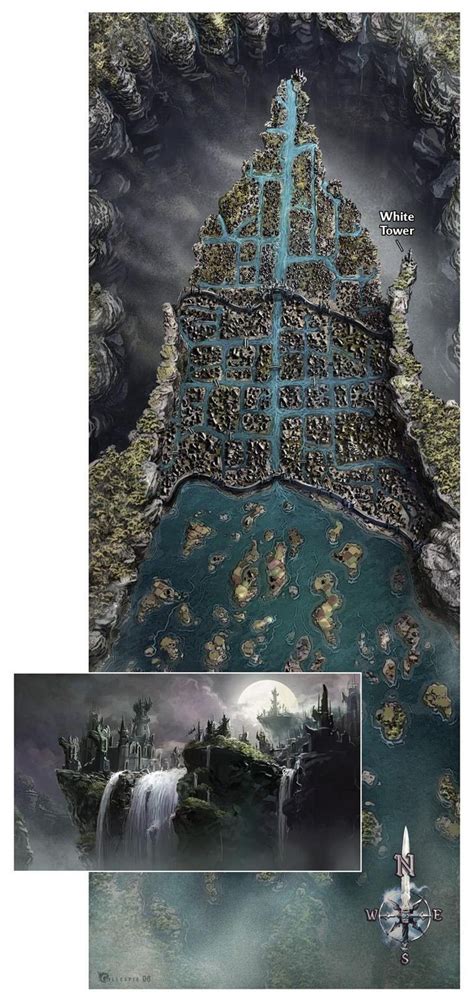 I Think Im Gonna Run My Next Game In This World Fantasy City Map