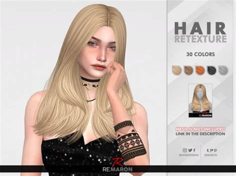 Odette Hair Retexture By Remaron At Tsr Sims 4 Updates